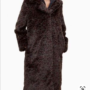 NWT Aritzia Golden By TNA Moorhouse Coat L Leopard